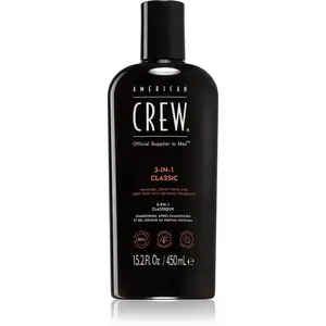 American Crew Hair & Body 3-IN-1 šampón, kondicionér a sprchový gel 3 v 1 pro muže 450 ml