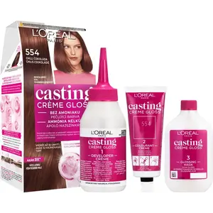 L’Oréal Paris Casting Creme Gloss barva na vlasy odstín 554 Spicy Chocolates 1 ks