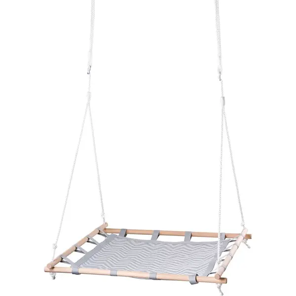 Woody Hojdací štvorec s textíliou 100 cm