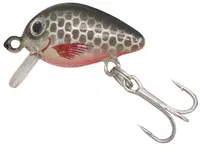 Kamasaki wobler bug strieborná-červená 2,5 cm 1,5 g