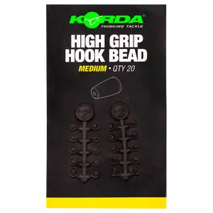 Korda zarážky high grip hook bead - large