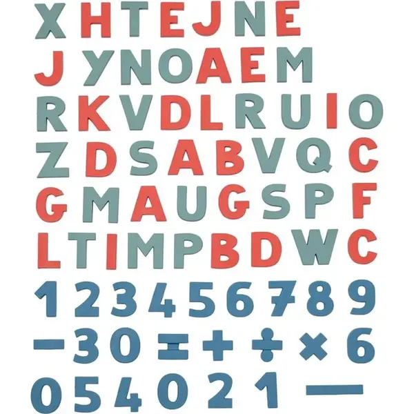 Smoby Magnetické písmená a čísla 72 ks