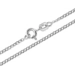 Soliter Originálna retiazka z bieleho zlata Pancer 50 cm 271 115 00204 07