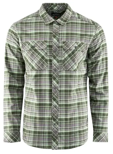 Grundéns košele dungeness seawool flannel shirt grass - xxl