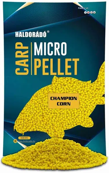 Haldorádó pelety carp micro pellet 600 g 2,5 mm - champion corn