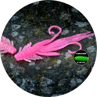 Redbass gumová nástraha nymfa pink g uv color- xl 130 mm