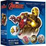 Trefl Drevené puzzle 160 dielikov - Statočný Iron Man / Disney Marvel Heroes