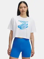 Dámské tričko Under Armour UA Varsity OS SS-WHT - Dámské