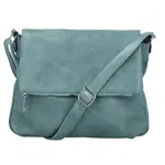 Trendy dámská koženková crossbody kabelka Rosalina, světle modrá