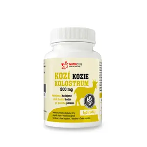 Nutricius Kozí kolostrum 200 mg IgG 54% 60 kapslí