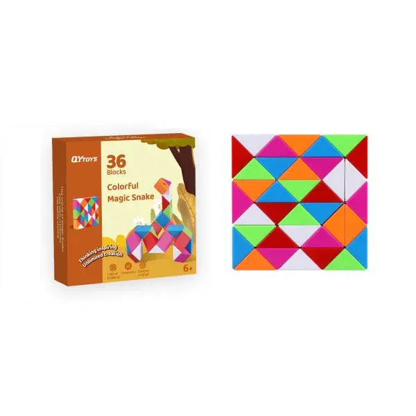 Had farebný skladačka hlavolam 16 cm