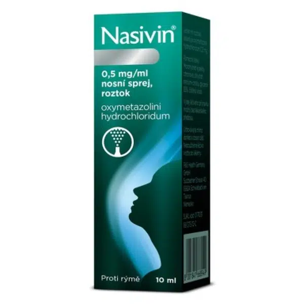 Nasivin 0,5mg/ml nosní sprej 10ml