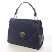 Pevná elegantní dámská kabelka Mia modrá