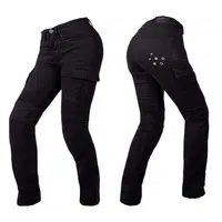 Dámské moto jeansy W-TEC Komehana černá 34/32