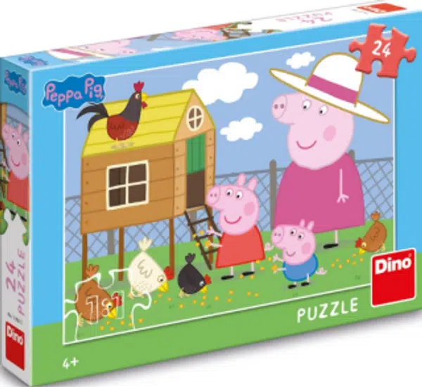 Puzzle Peppa Pig: Slepičky 24 dílků
