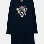 Dětské bavlněné šaty Guess modrá barva, mini, K3YK13 KA6W4