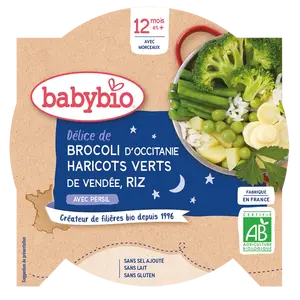 BABYBIO zelená zelenina, rýže se špetkou petrželky 230 g