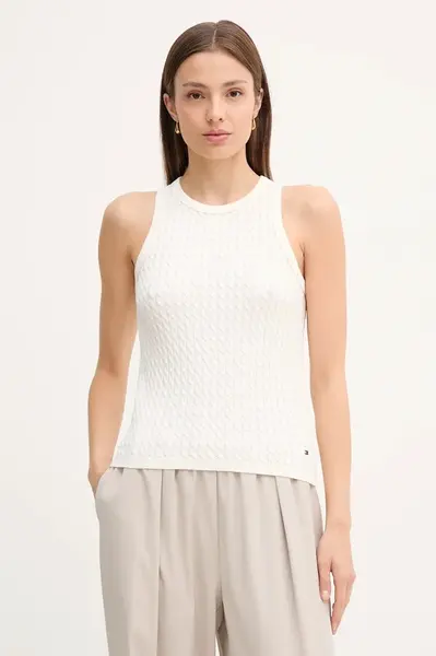 Bavlněná vesta Tommy Hilfiger