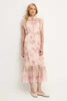 Šaty Answear.LAB béžová barva, maxi