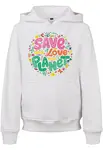 Děti Save And Love Hoody bílá