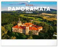 Kalendář 2026 nástěnný: Panoramata Česka