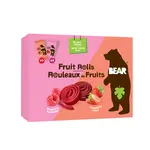 BEAR Fruit Rolls jahoda a malina ovocné rolované plátky 9x20 g