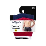 Bellinda Pánské bavlněné boxerky vel. XL 2 ks modré+červené