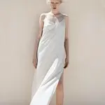 Šaty MUUV. FEU béžová barva, maxi