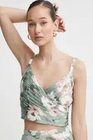 Top Abercrombie & Fitch zelená barva