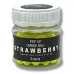 Method feeder fans plovoucí boilies pop up smoke ball 7 mm 50 ml - jahoda