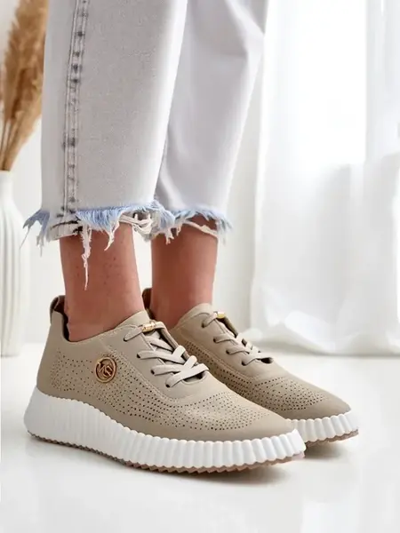 Resti Women's sporty perforated sneakers Tobin