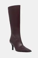 Kožené kozačky Patrizia Pepe