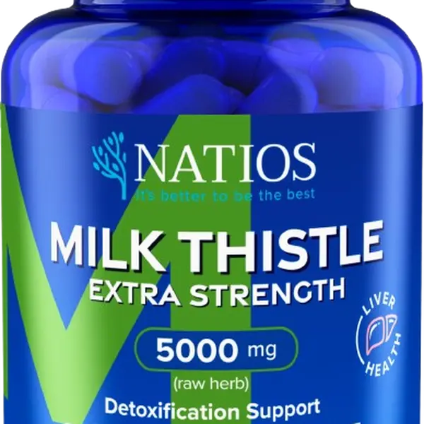 NATIOS Milk Thistle Extra Strength 5000 mg 90 kapslí