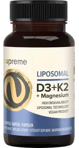 NUPREME Liposomal Vit. D3+K2+Magnesium 30 kapslí