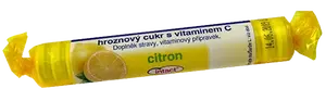 INTACT hroznový cukr s vitamín C citrón 40 g
