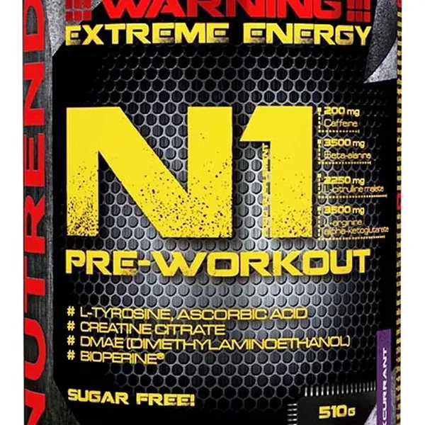 NUTREND N1 Pre-Workout  grep 510 g