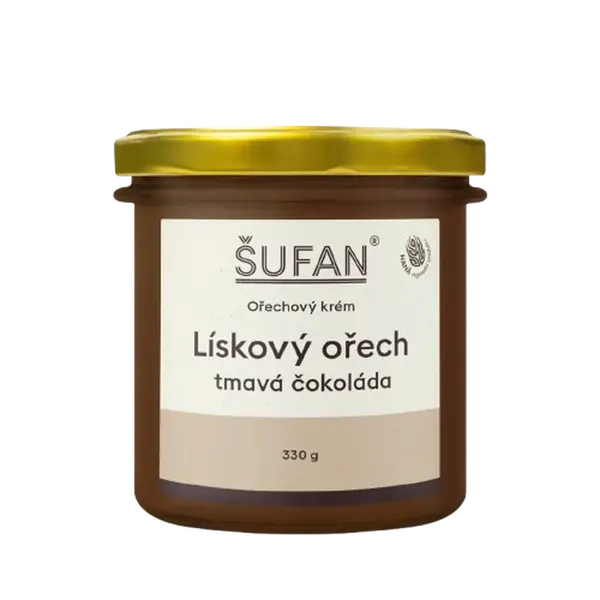 ŠUFAN Lískový ořech s tmavou čokoládou 330 g