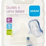MAM Dudlík na lahev V1- pomalý 0m.+ vel. S