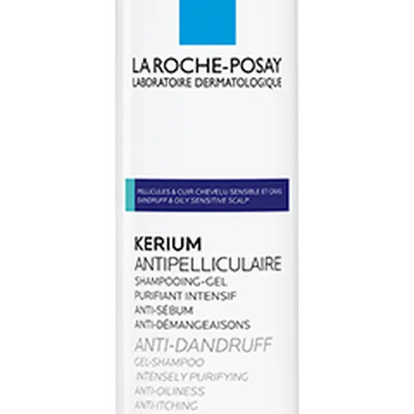 LA ROCHE-POSAY Kerium gelový šampon na mastné lupy 200 ml