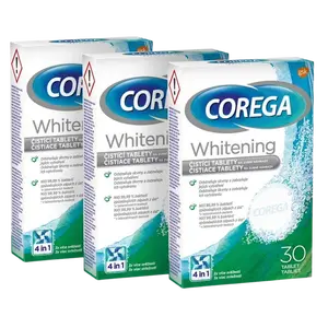 COREGA Tablety Whitening 3 x 30 ks