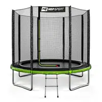 Zahradní trampolína 8ft (244cm) s vnější ochrannou sítí a žebříkem