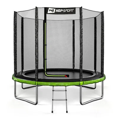Zahradní trampolína 8ft (244cm) s vnější ochrannou sítí a žebříkem