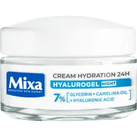 MIXA Noční krém pro citlivou pleť se sklonem k vysušení Hyalurogel 50 ml