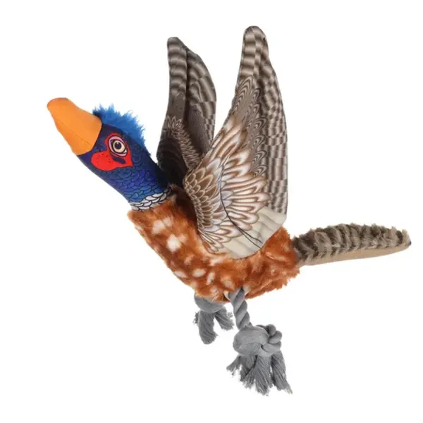 Pískací Bažant Wingo s provazem Flamingo | P53566