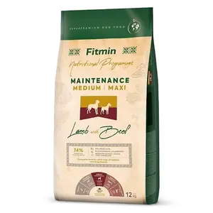 Fitmin Dog Medium/Maxi Maintenance Lamb With Beef 12 kg | Granule pro psy
