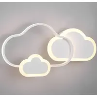 Stropní LED osvětlení tvar mraky, bílé