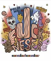 FUCK MĚ NESER: odnasrávací omalovánky