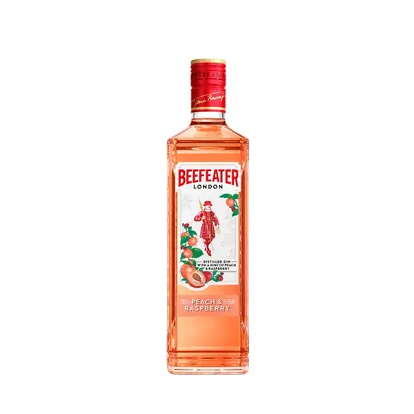 Beefeater Peach & Raspberry 37,5% 0,7 l (holá láhev)