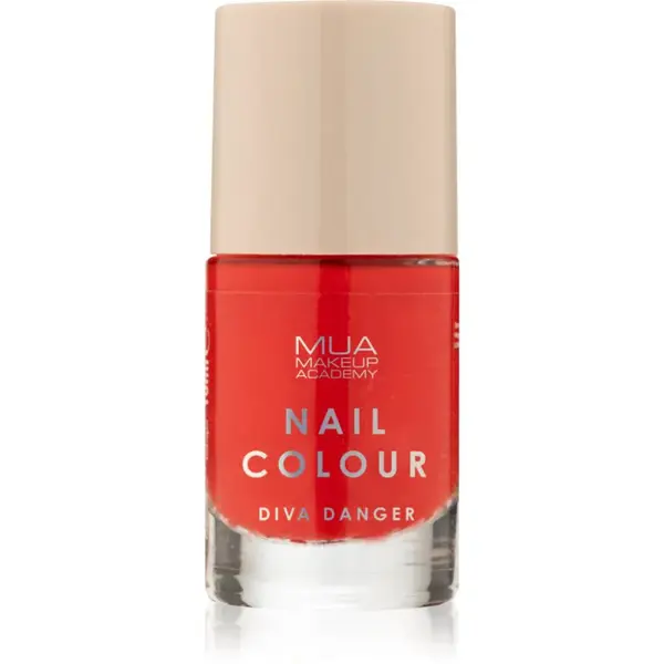 MUA Makeup Academy Nail Colour lak na nechty odtieň Diva Danger 10 ml