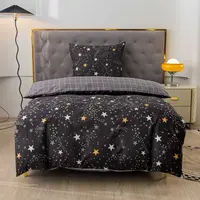 Flanelové obliečky z mikrovlákna STELLAR tmavo sivé Rozmer obliečky: 2 ks 70 x 90 cm | 200 x 220 cm